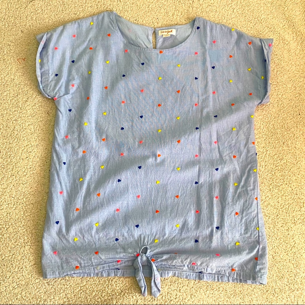 Girls Heart Top